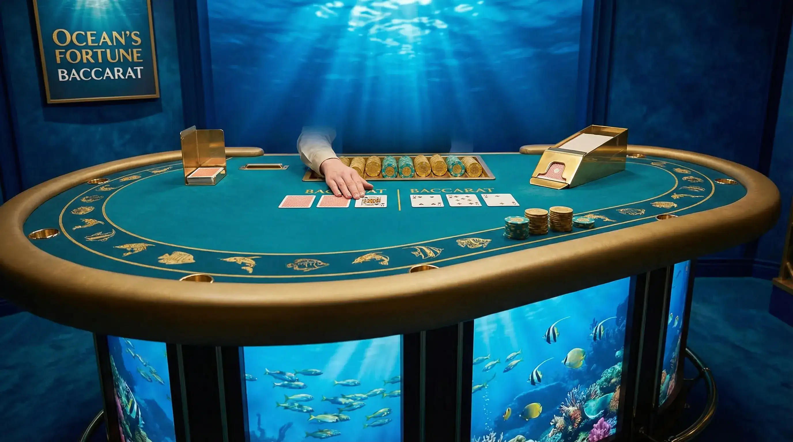 Mesa de Bacará elegante no onabet entrar