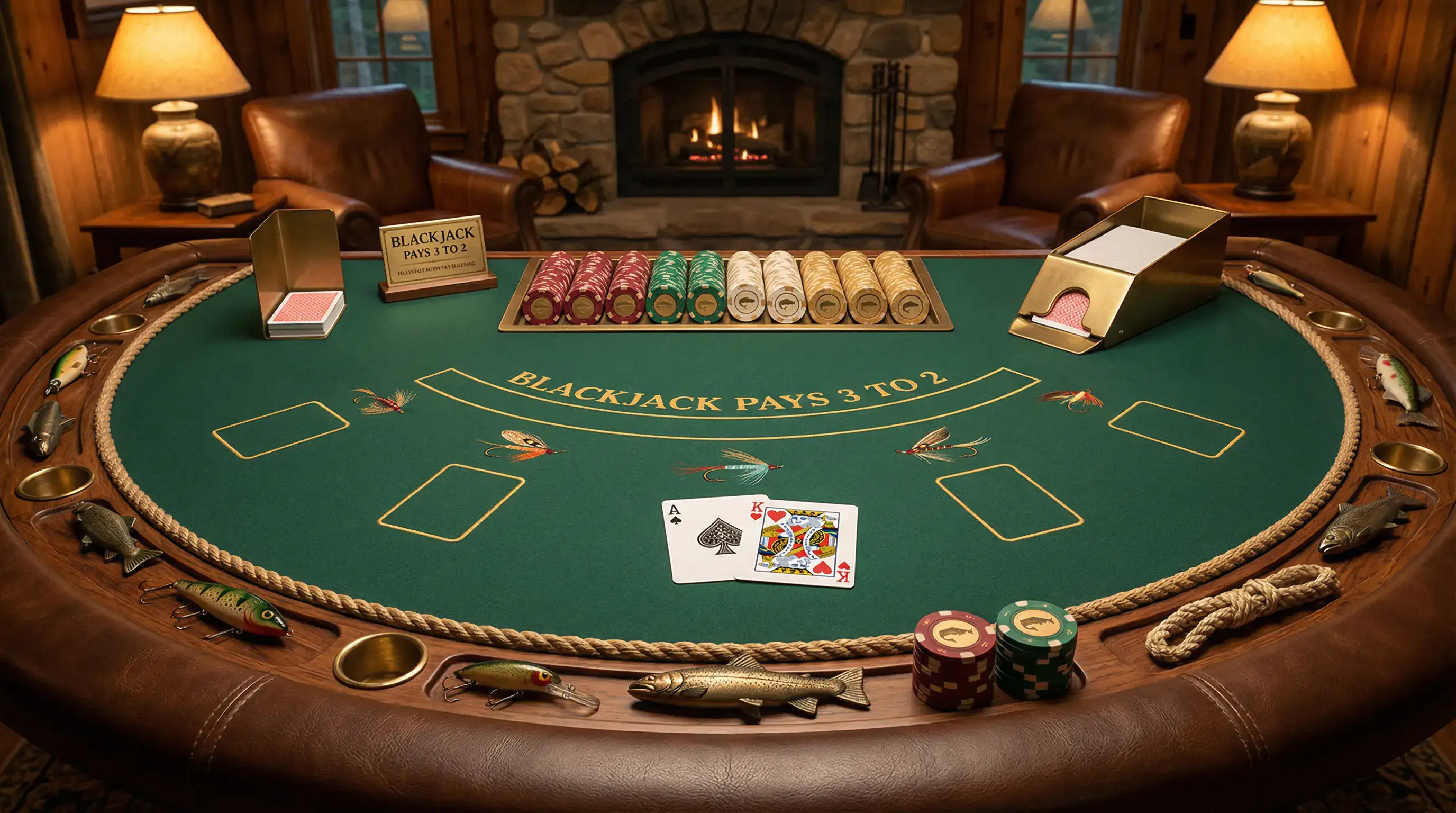 Mesa de Blackjack elegante no onabet entrar